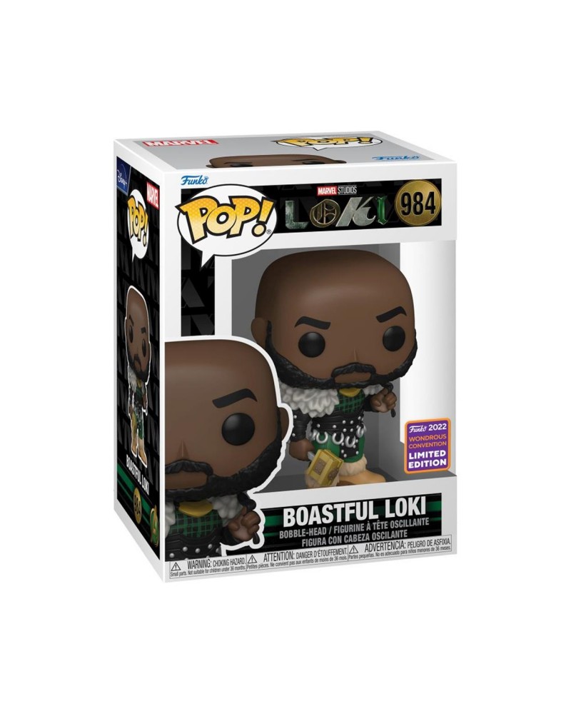 Funko Pop! Marvel: Loki - Boastful Loki (Convention Limited Edition) #984 Bobble-Head Vinyl Figure