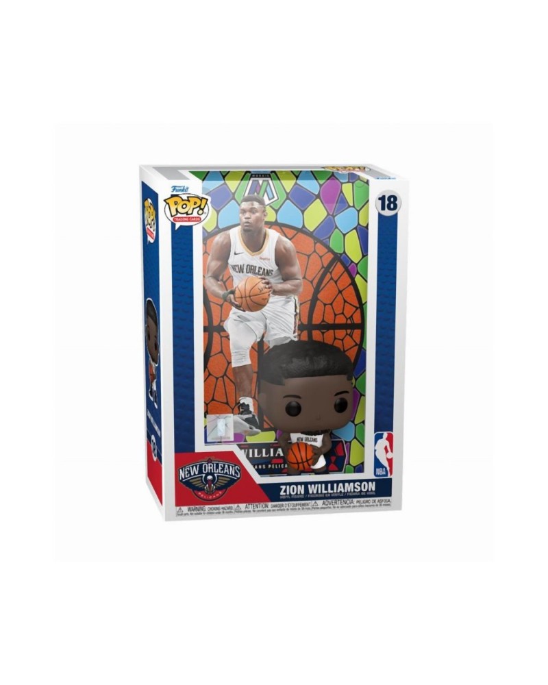 Funko Pop! Trading Cards: New Orleans Pelicans - Zion Williamson (Mosaic) #18 Vinyl Figure