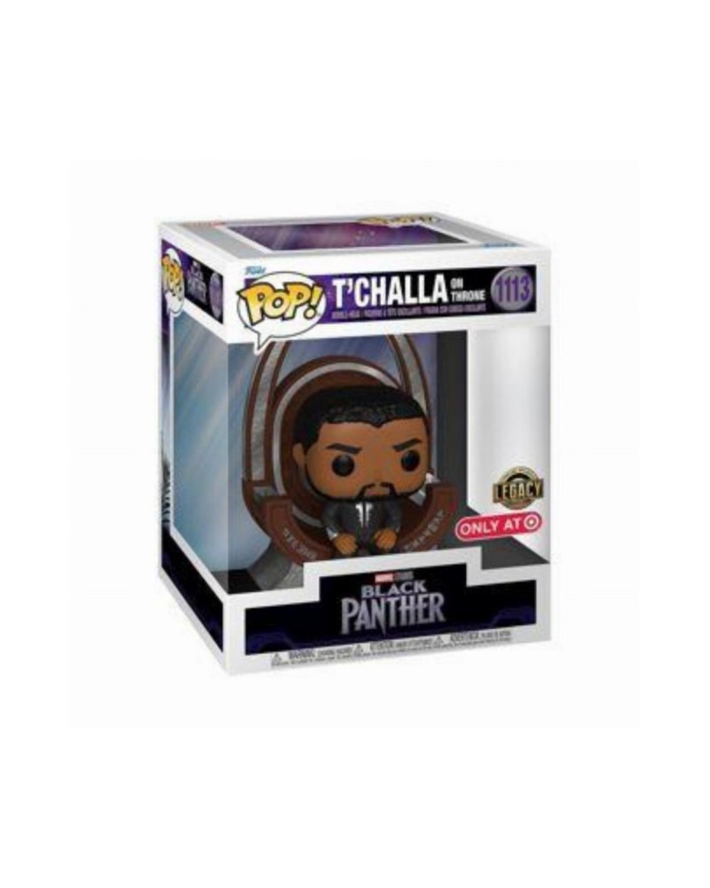 Funko Pop! Deluxe Marvel: Black Panther Legacy S1 - T’Challa on Throne (Special Edition) #1113 Vinyl Figure
