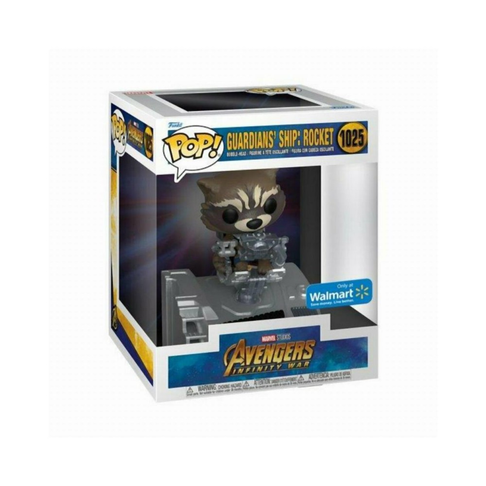 Funko Pop! Deluxe: Marvel Avengers Infinity War - Guardians Ship: Rocket (Special Edition) #1025 Bobble-Head Vinyl Figure