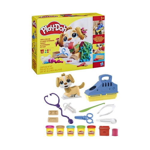Hasbro Play-Doh Care n Carry Vet Playset (F3639)