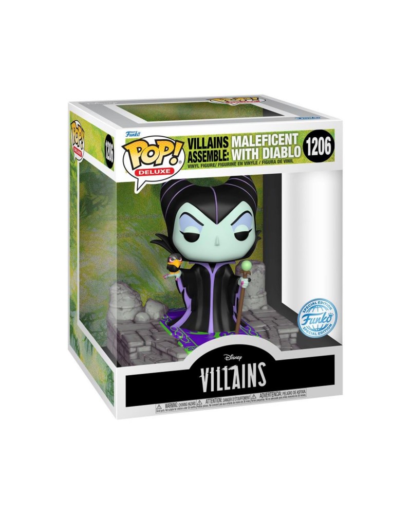 Funko Pop! Deluxe: Disney Villains - Assemble Maleficent with Diablo (Special Edition) #1206 Vinyl Figure
