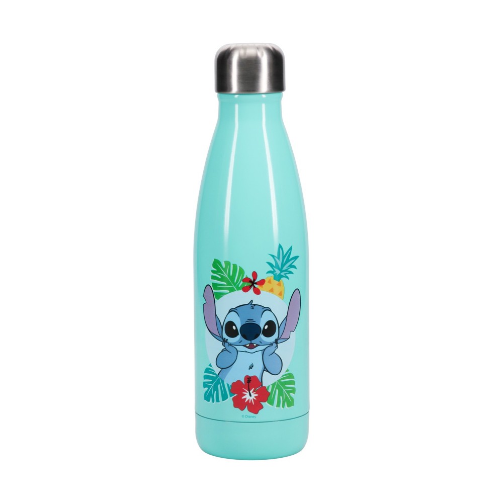 Paladone: Disney Stitch - Metal Water Bottle (500ml) (PP10960LSV2)