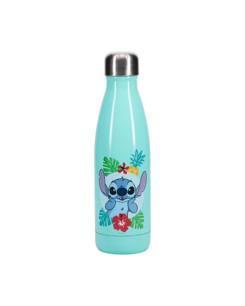 Paladone: Disney Stitch - Metal Water Bottle (500ml) (PP10960LSV2)