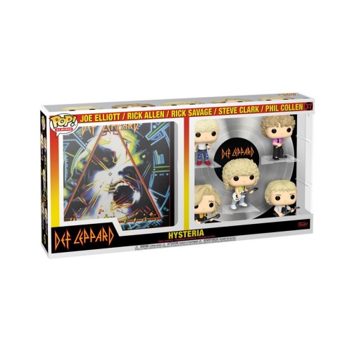 Funko Pop! Deluxe Albums: Def Leppard - Joe Elliott, Rick Allen, Rick Savage, Steve Clark  Phil Collen (Hysteria Tour 1987) (Special Edition) #37 Vinyl Figure