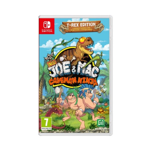 NSW New Joe  Mac - Caveman Ninja T- Rex Edition