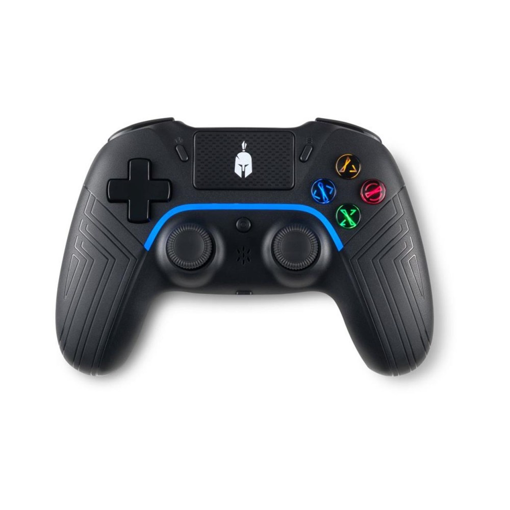 Spartan Gear - Aspis 4 Wired &amp; Wireless Controller (compatible with PC [wired] and playstation 4 [wireless]) (colour: Black)