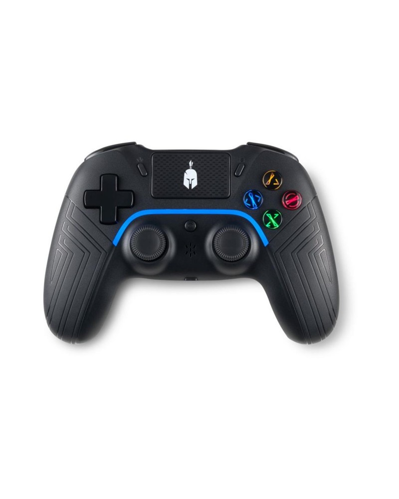 Spartan Gear - Aspis 4 Wired &amp; Wireless Controller (compatible with PC [wired] and playstation 4 [wireless]) (colour: Black)
