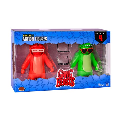 P.M.I. Gang Beasts Action Figures 11.5cm - 2 Pack (S1) (Random)  (GB6002)