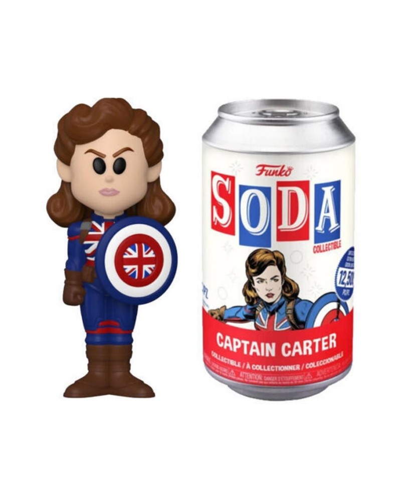 Funko Vinyl Soda Marvel: What If...? - Captain Carter* Collectible Figure