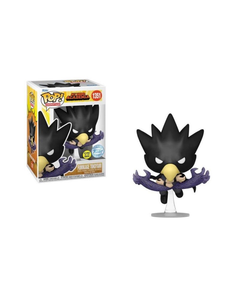 Funko Pop! Animation: My Hero Academia S10 - Fumikage Tokoyami (FA) (Glows in the Dark) (Special Edition) #1351 Vinyl Figure