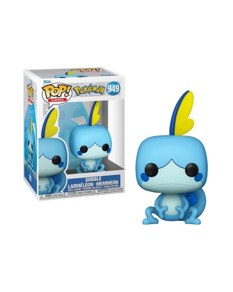 Funko Pop! Games: Pokemon - Sobble Larmeleon Memmeleon #949 Vinyl Figure