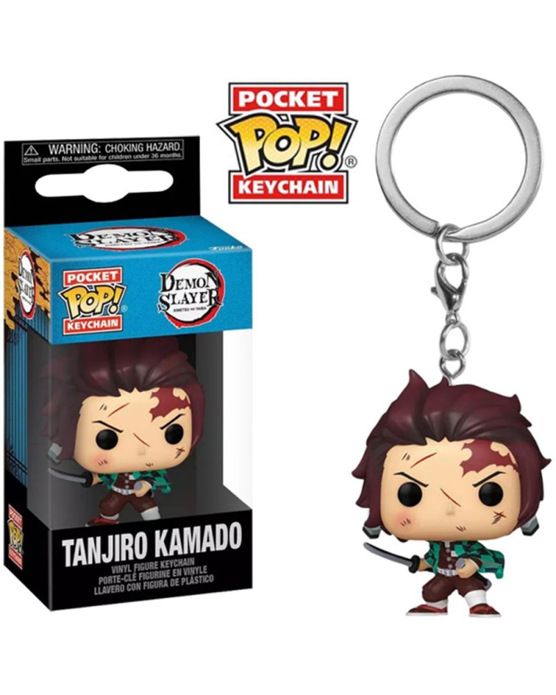 Funko Pocket Pop!: Demon Slayer S2 - Tanjiro Kamado (Bloody) Vinyl Figure Keychain