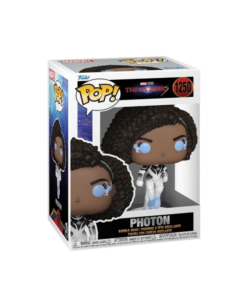 Funko Pop! The Marvels - Photon #1250 Bobble-Head Vinyl Figure
