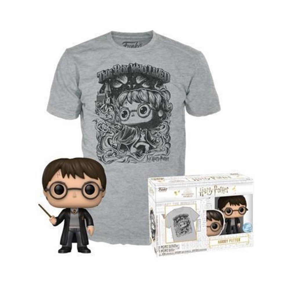 Funko Pop!  Tees (Adult): Harry Potter - Harry Potter Vinyl Figure and T-Shirt (XL)