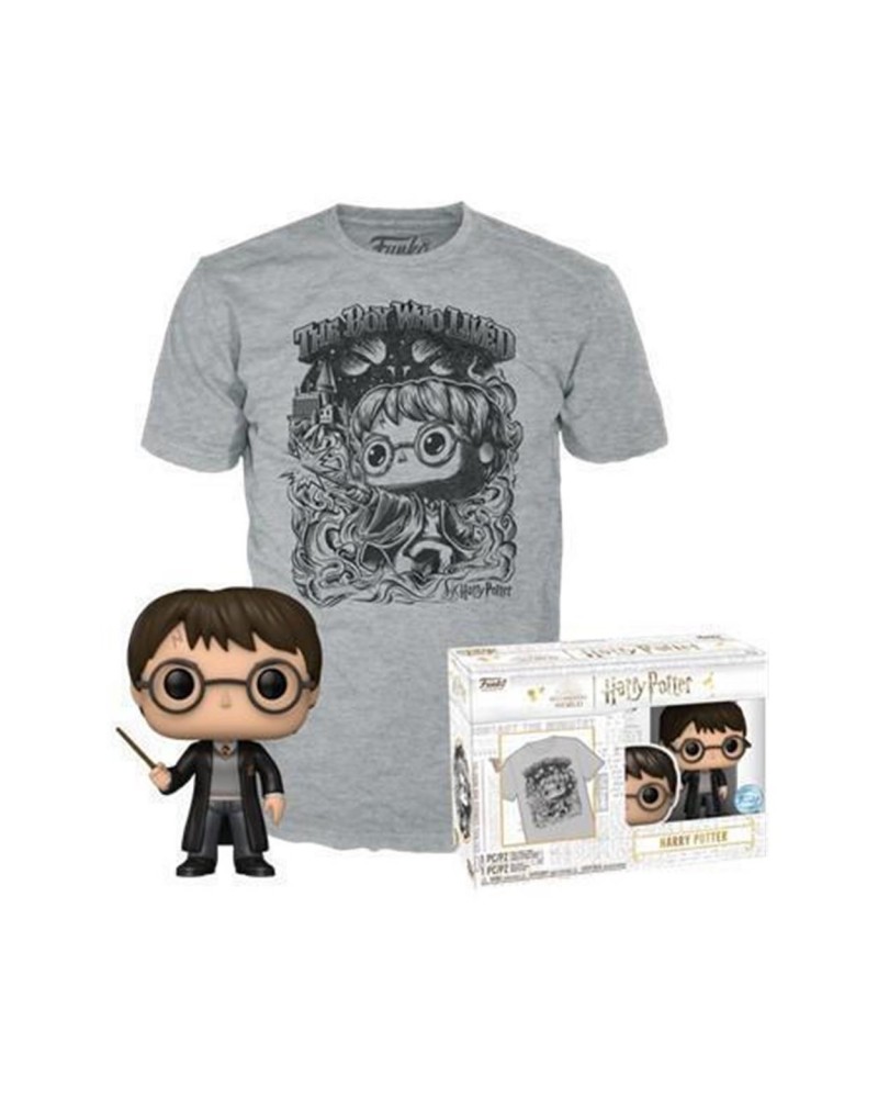 Funko Pop!  Tees (Adult): Harry Potter - Harry Potter Vinyl Figure and T-Shirt (XL)
