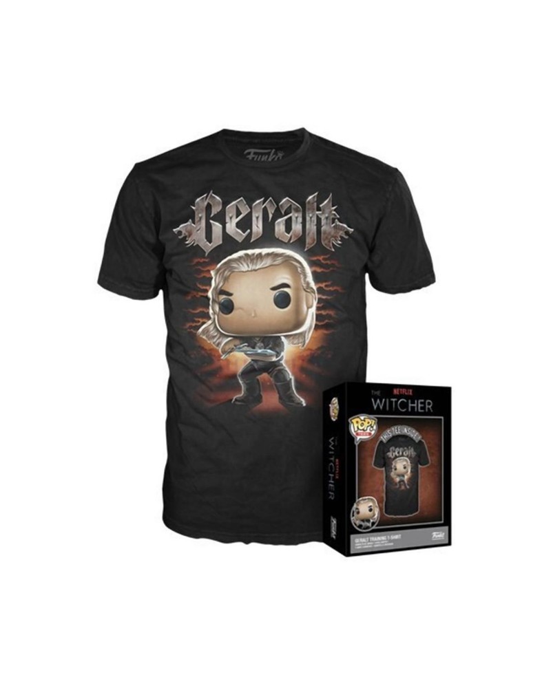 Funko Boxed Tees: The Witcher - Geralt Training (L)