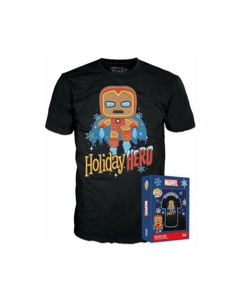 Funko Boxed Tee: Marvel - Gingerbread Iron Man (XL)
