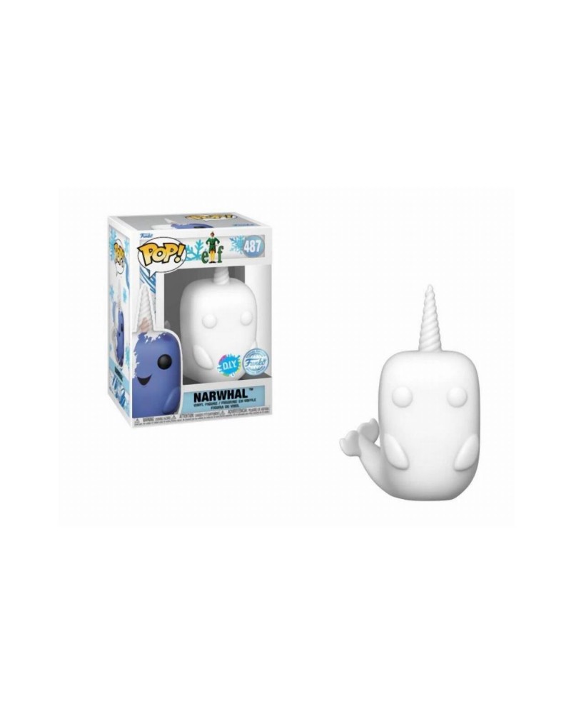 Funko Pop! Disney: Elf - Narwhal (DIY) (White) (Special Edition) #487 Vinyl Figure