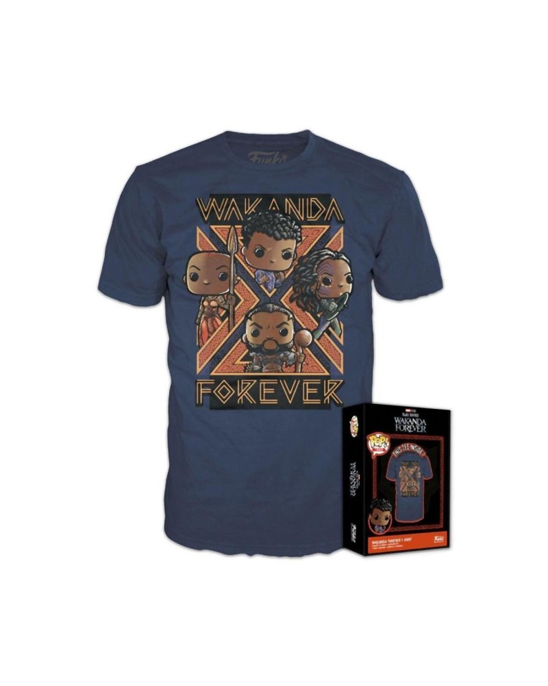Funko Boxed Tee: Black Panther Wakanda Forever T-Shirt (S)