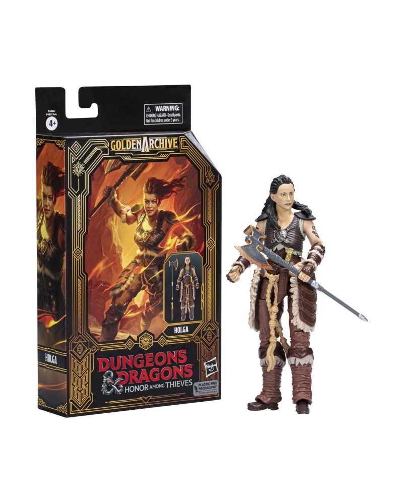 Hasbro Fans - Dungeons  Dragons Honor Among Thieves: Golden Archive Action Figure - Holga (F4866)