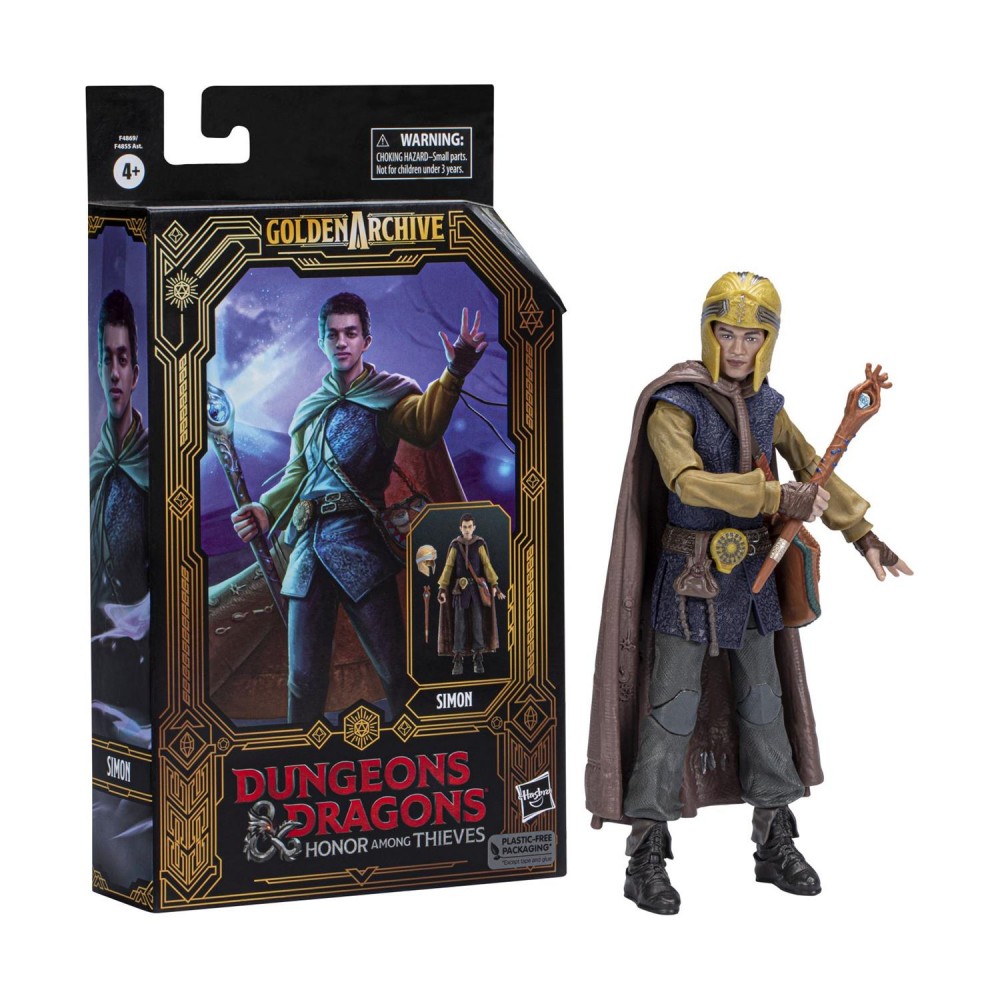 Hasbro Fans - Dungeons  Dragons Honor Among Thieves: Golden Archive Action Figure - Simon (F4869)