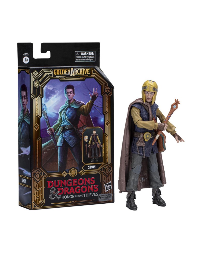 Hasbro Fans - Dungeons  Dragons Honor Among Thieves: Golden Archive Action Figure - Simon (F4869)