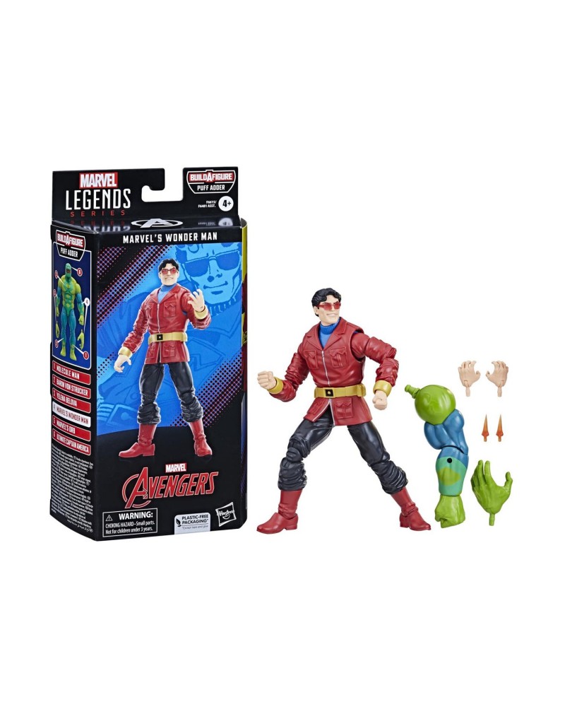 Hasbro Fans - Marvel Legends: Marvels Wonder Man Action Figure (15cm) (Build-A-Figure Puff Adder) (F6615)