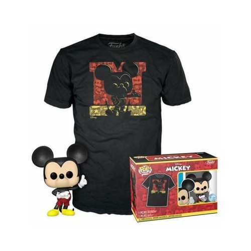 Funko Pop!  Tees (Adult): Disney - Mickey Mouse (Diamond Collection) (Special Edition) Vinyl Figure  T-Shirt (M)