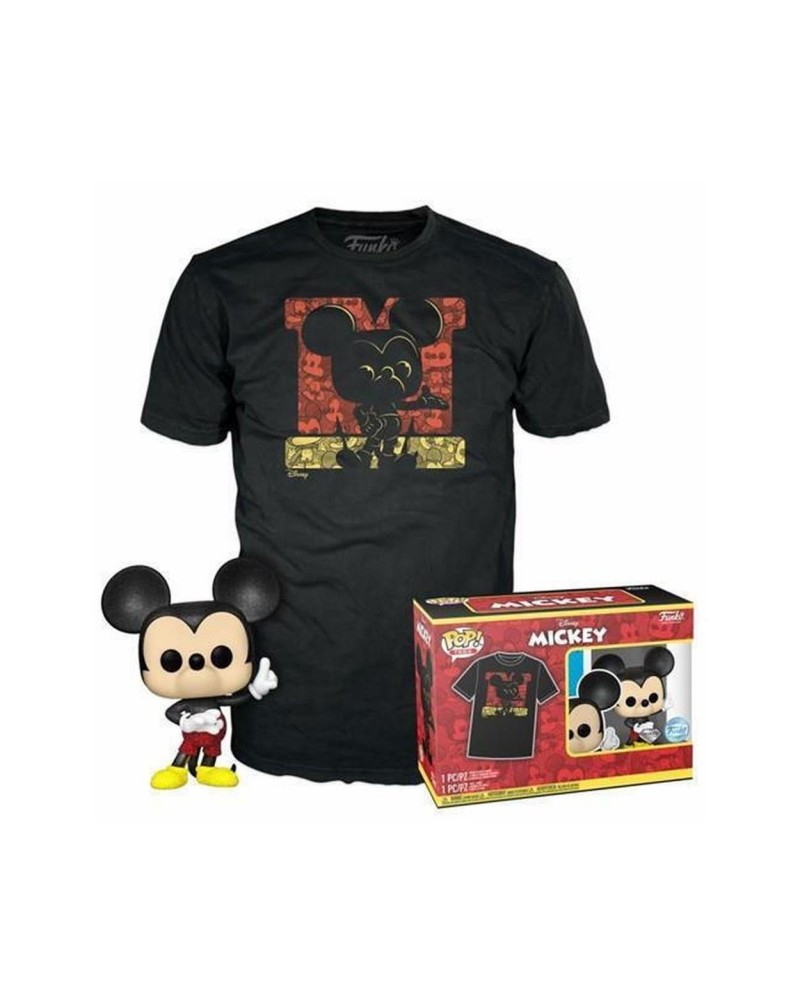 Funko Pop!  Tees (Adult): Disney - Mickey Mouse (Diamond Collection) (Special Edition) Vinyl Figure  T-Shirt (M)