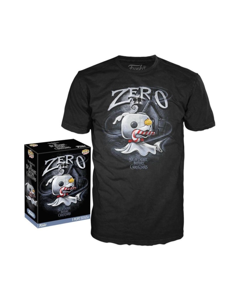 Funko Boxed Tee: The Nightmare Before Christmas - Zero with Cane (L)