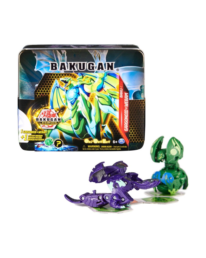 Spin Master Bakugan Legends: Baku-tin - Garganoid X Webam (6066256)