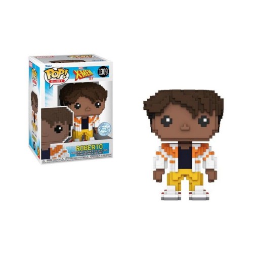 Funko Pop! 8-Bit: X-Men 97 - Roberto (Special Edition) #1309 Bobble-Head Vinyl Figure
