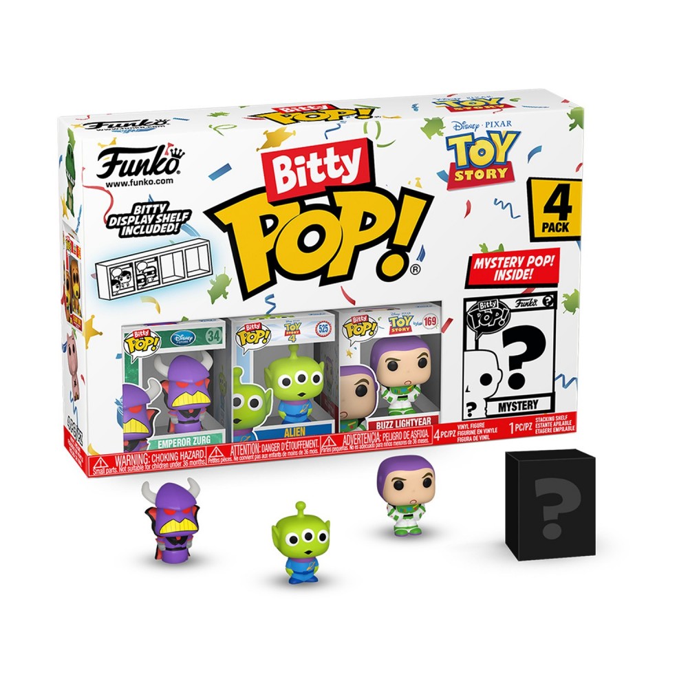 Funko Bitty Pop! 4-Pack: Disney Toy Story - Emperor Zurg Vinyl Figures