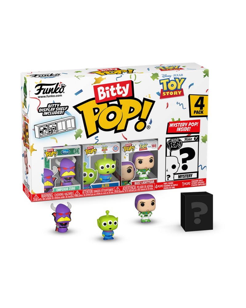 Funko Bitty Pop! 4-Pack: Disney Toy Story - Emperor Zurg Vinyl Figures