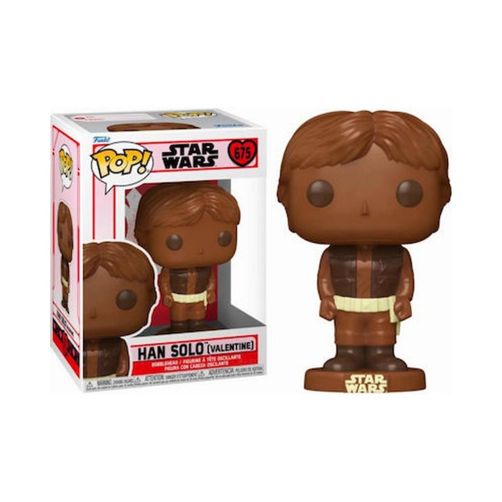 Funko Pop! Disney: Star Wars Valentines Day 2024 - Han Solo (Valentine Chocolate) #675 Bobble-Head Vinyl Figure
