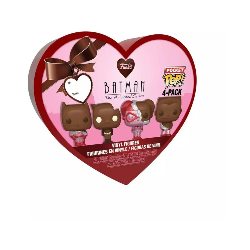 Funko Pocket Pop! 4-Pack: DC Batman The Animated Series - Valentiness Box Vinyl Figures