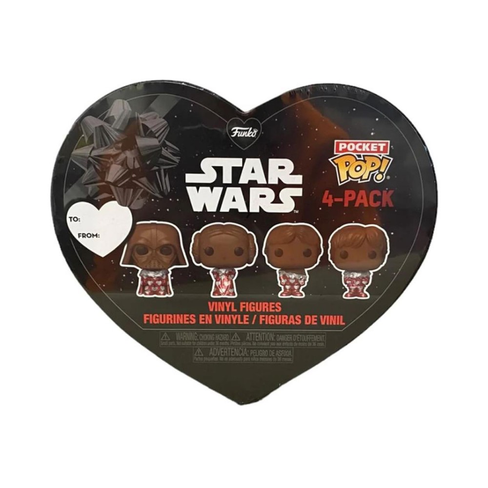 Funko Pocket Pop! 4-Pack: Disney Star Wars - Chocolate Valentines Box Vinyl Figures