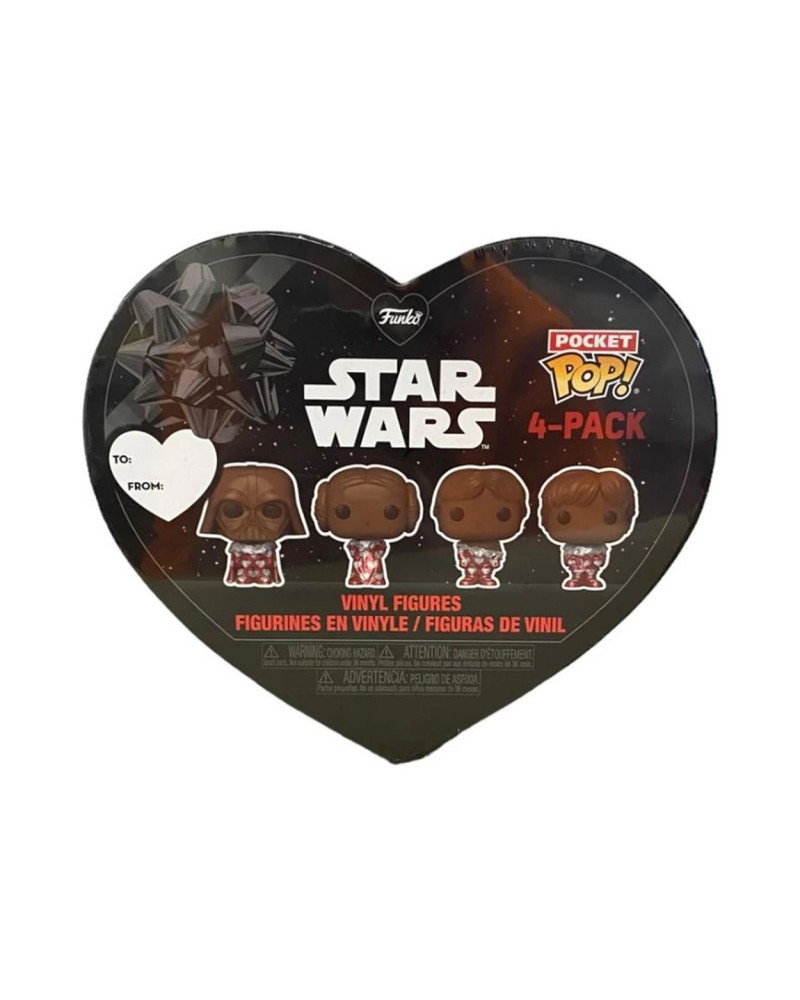 Funko Pocket Pop! 4-Pack: Disney Star Wars - Chocolate Valentines Box Vinyl Figures