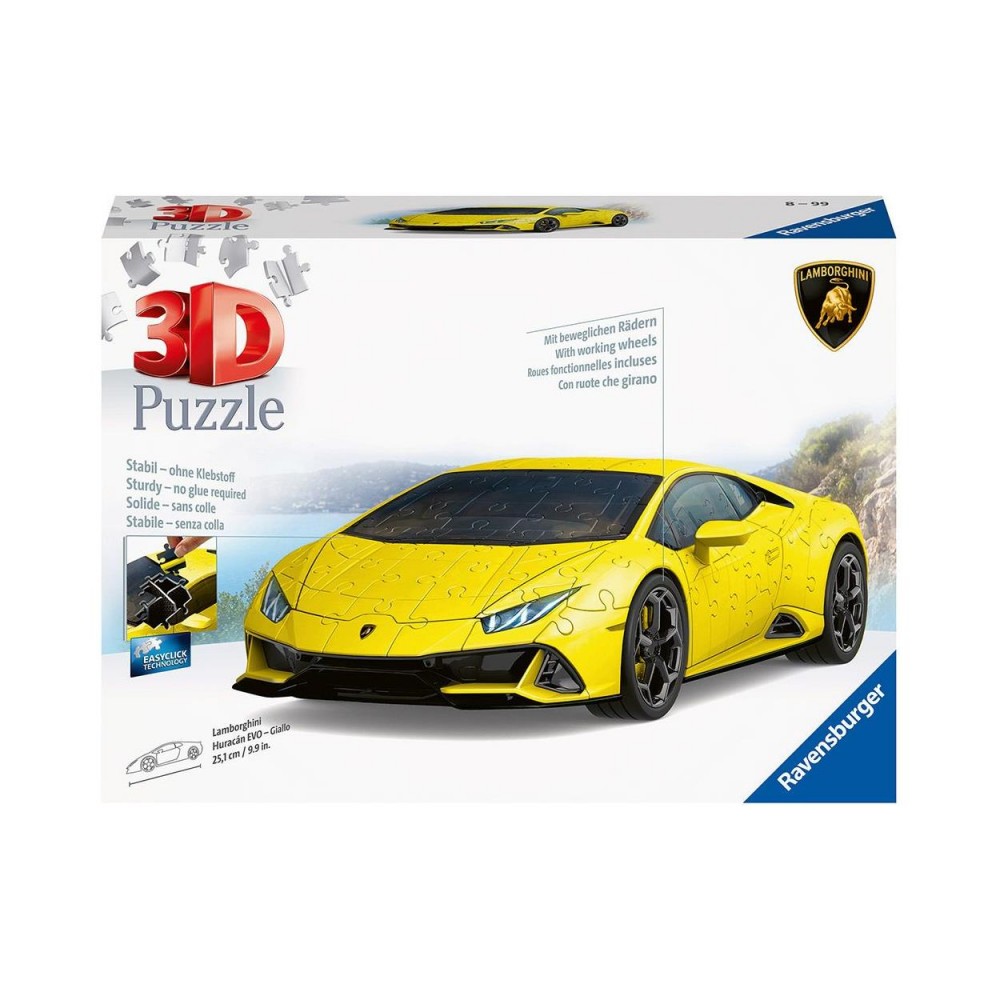 Ravensburger 3D Puzzle: Lamborghini Huracan (Yellow) (108pcs) (11562)