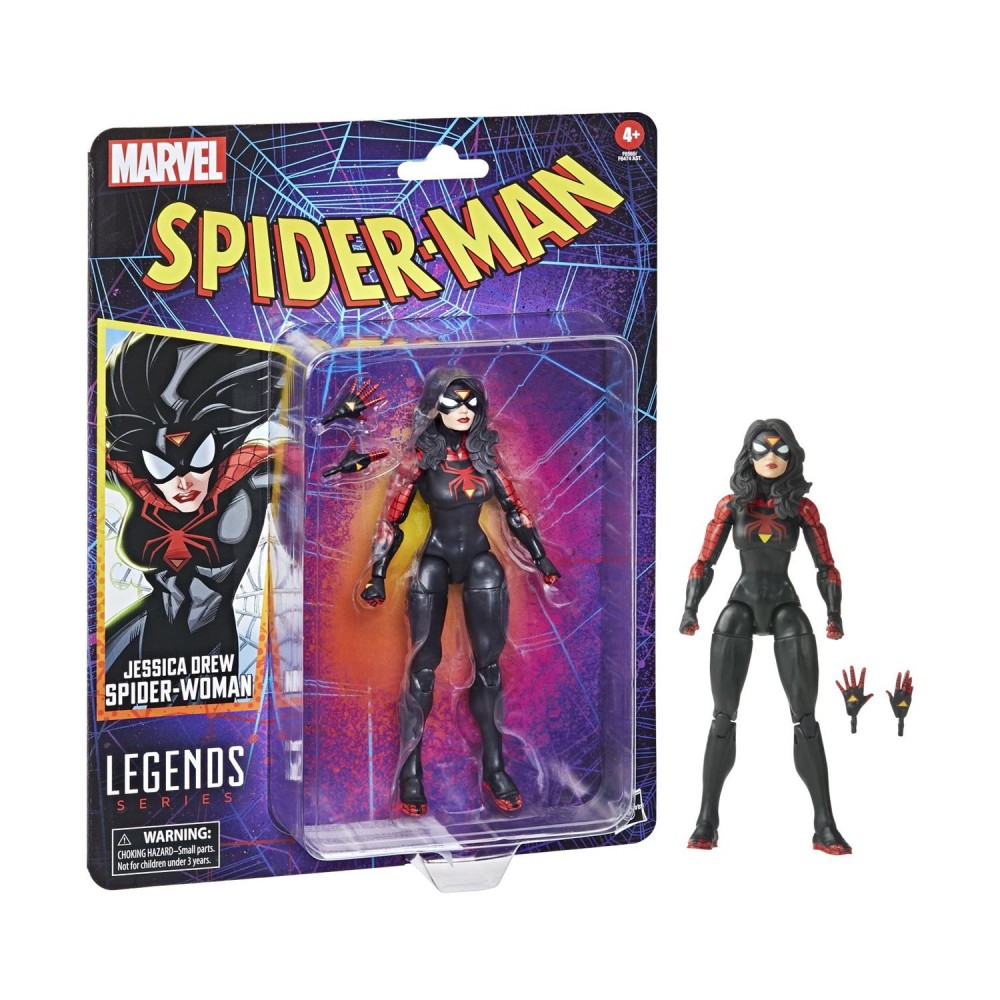 Hasbro Fans Marvel Legends Series: Spider-Man - Jessica Drew Spider-Woman Action Figure (15cm) (F6569)
