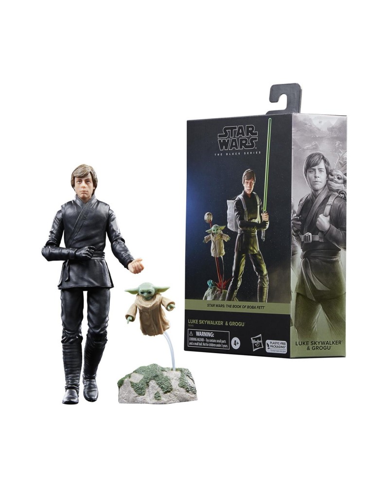 Hasbro Fans Disney Star Wars The Black Series: The Book of Boba Fett - Luke Skywalker  Grogu Action Figure (15cm) (Excl.) (F7008)