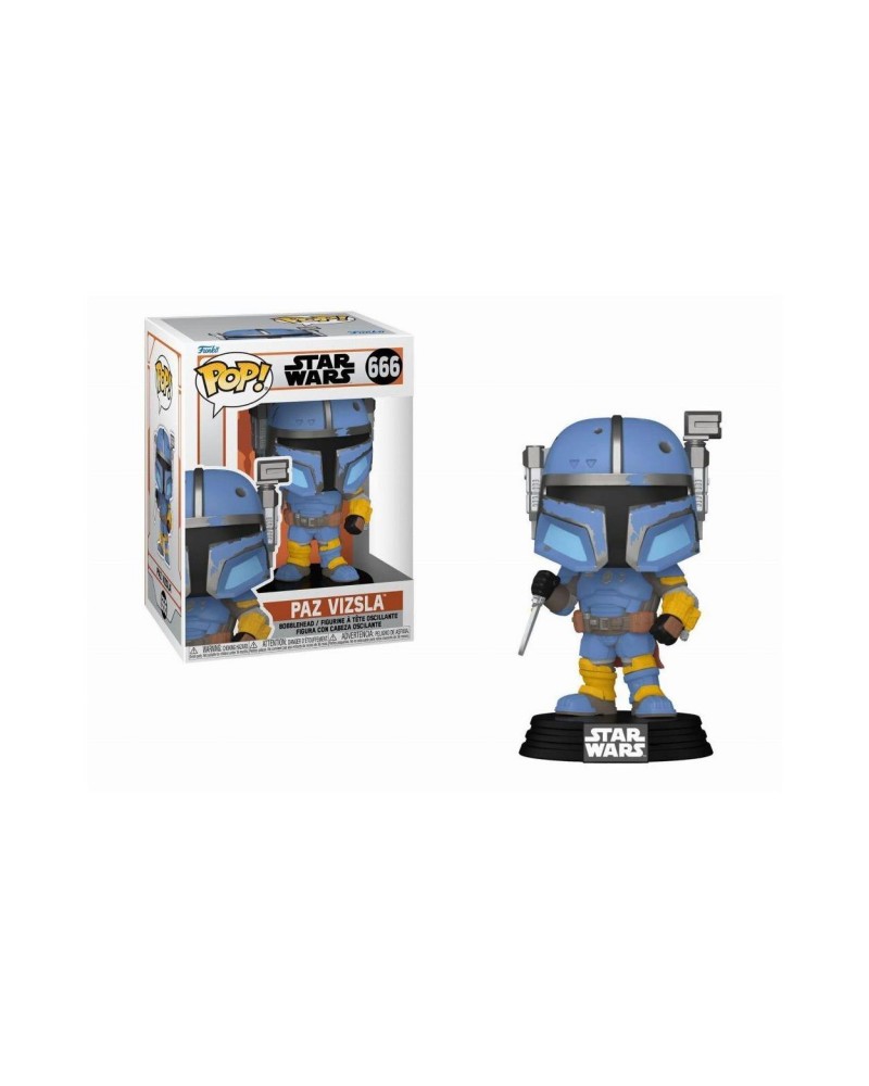 Funko Pop! Disney Star Wars: The Mandalorian - Paz Vizsla #666 Bobble-Head Vinyl Figure