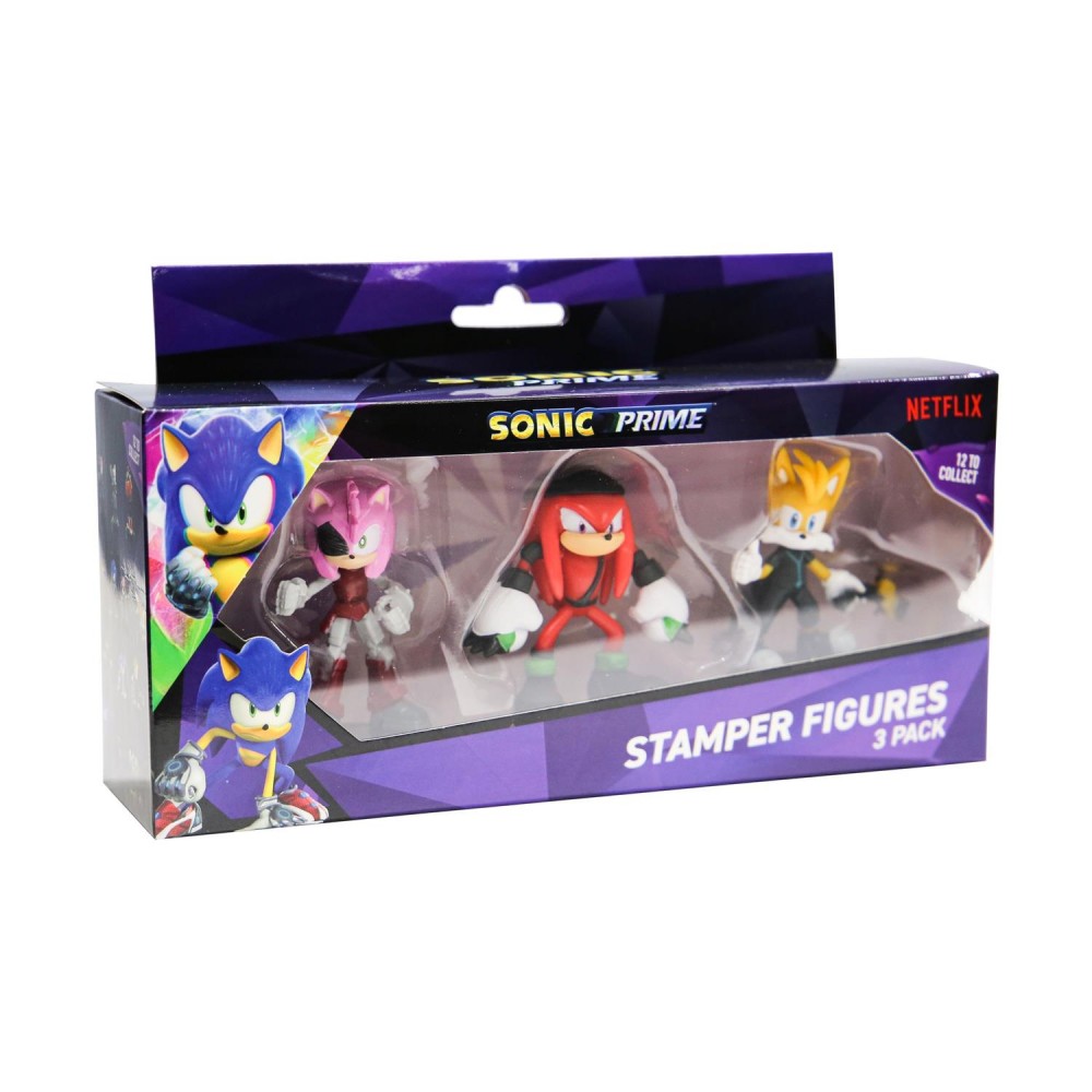 P.M.I. Sonic Prime - 3 Pack (S1) Stamper Figures (Random) (SON5021)