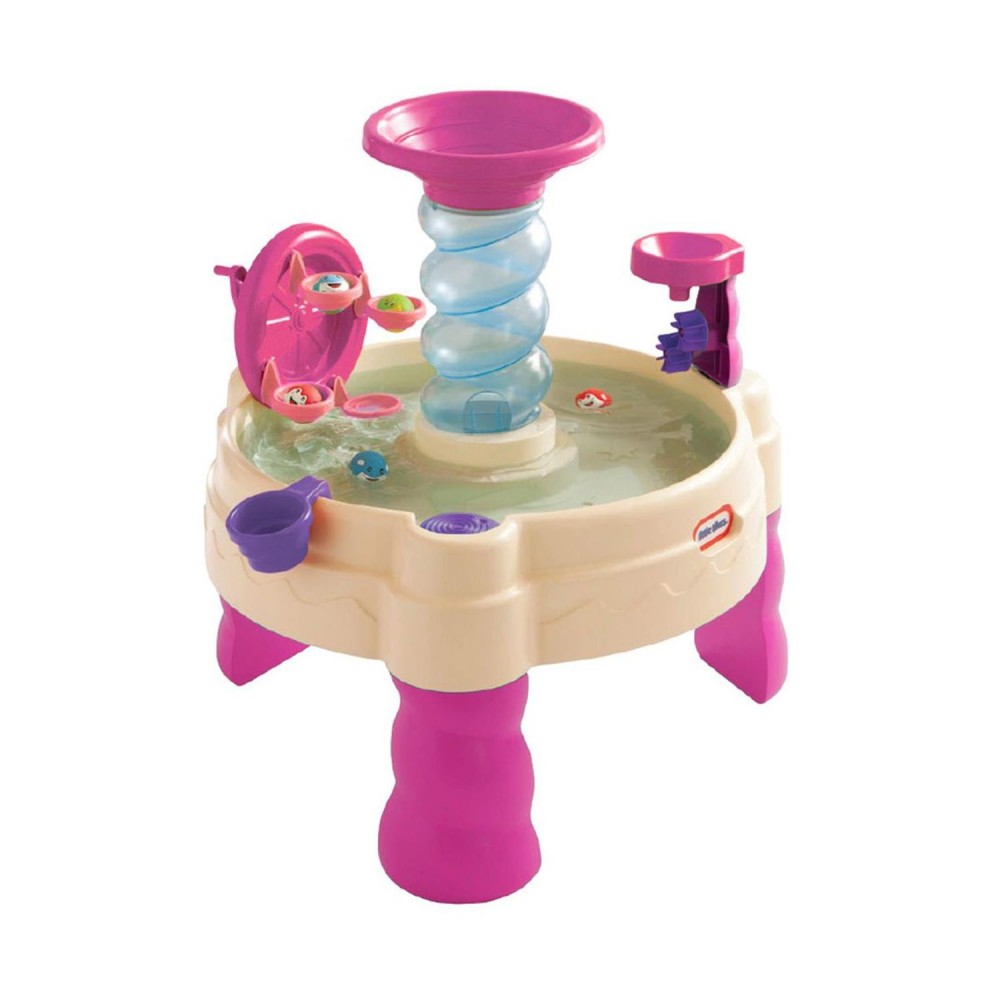 Little Tikes Τραπέζι Νερού Περιστρεφόμενο Τούνελ Ροζ (173769E3)