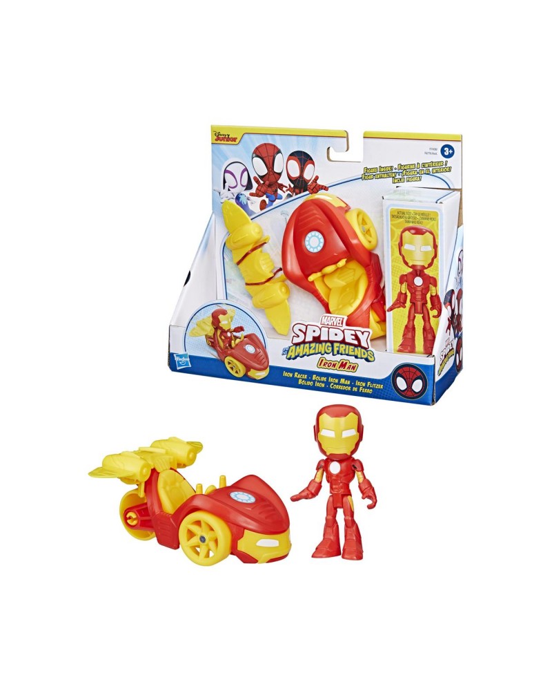 Hasbro Marvel: Spidey and his Amazing Friends - Iron Man  Iron Racer (F7458)