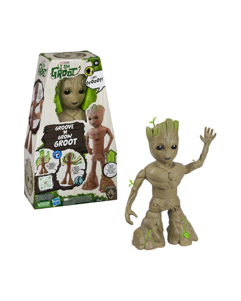 Hasbro Marvel: I am Groot - Groove N Grow Groot Action Figure (F8027)