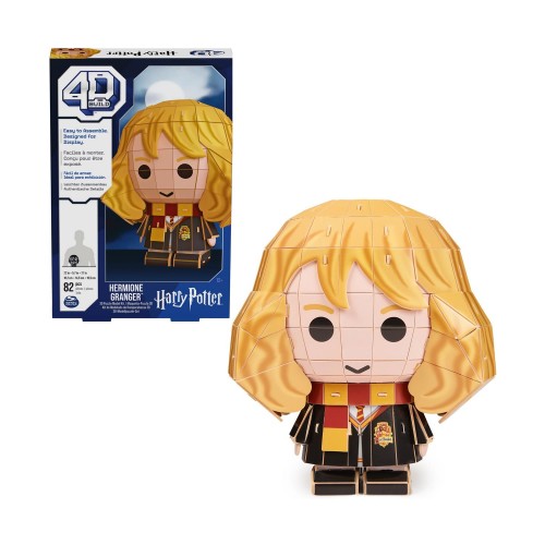 Spin Master Harry Potter: 4D Build - Hermione Granger 3D Cardstock Puzzle Model Kit (6069825)