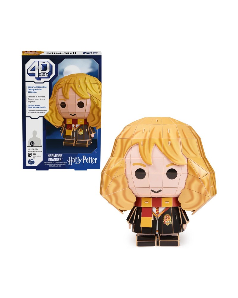 Spin Master Harry Potter: 4D Build - Hermione Granger 3D Cardstock Puzzle Model Kit (6069825)