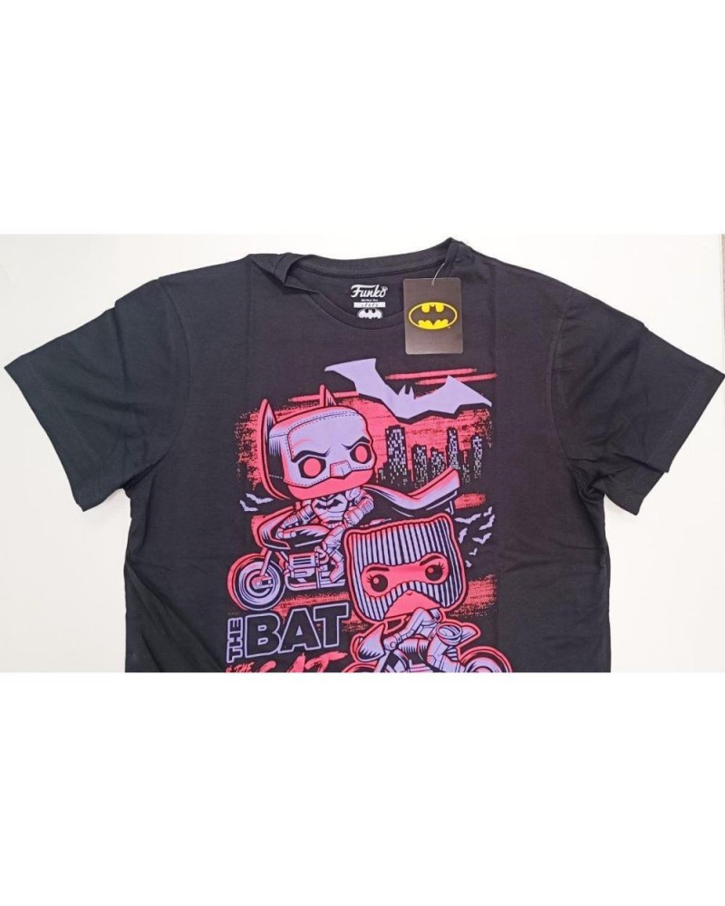 Funko Pop! Tee: Batman - The Bat  The Cat (S)